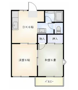 コアロード南光台II【2階】の間取り