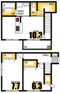 カーサ光南の間取り