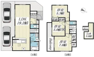 東京都八王子市犬目町【一戸建】の間取り