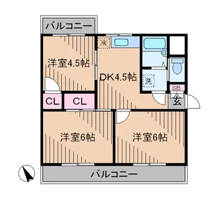 第6三井ビル【5階】の間取り