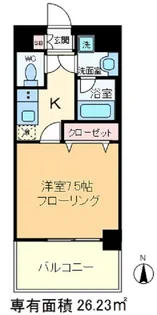 エルフォルテ赤羽【4階】の間取り