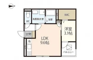 空とひだまりのラ・ルフレ【2階】の間取り
