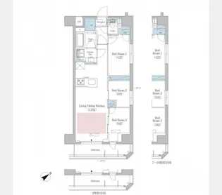 アーバネックス早稲田【10階】の間取り