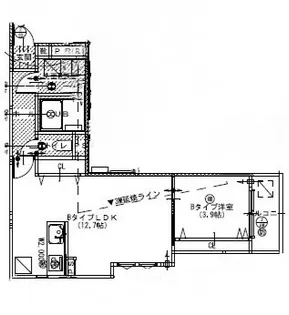 Glitta野芥【2階】の間取り