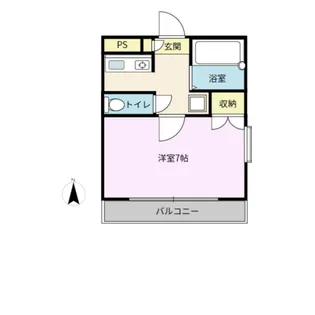 プレジール桑野【2階】の間取り