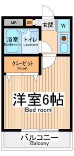 フレンドポート淵野辺第5【3階】の間取り