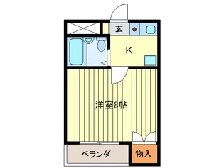 ラヴィスタ弥生【3階】の間取り