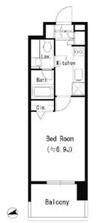 MFPRコート蒲田【3階】の間取り