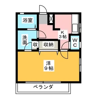 ヴィラアイル【2階】の間取り