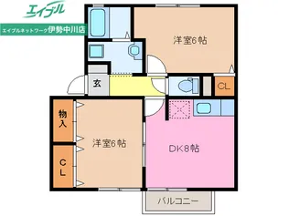 コスモスハウス H【1階】の間取り