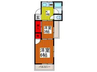 田崎マンションの間取り