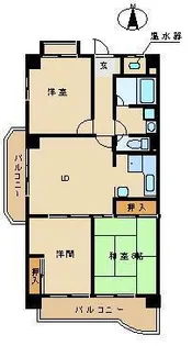 ラジョーヌ【6階】の間取り