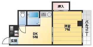 アイワステーションビルVI号館【6階】の間取り