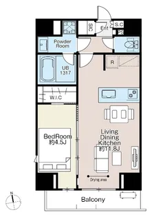 AIFLAT神楽坂【5階】の間取り