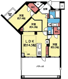 ロイヤルシーズン青葉台EAST【1階】の間取り
