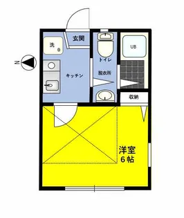 キノラウ妙蓮寺【1階】の間取り
