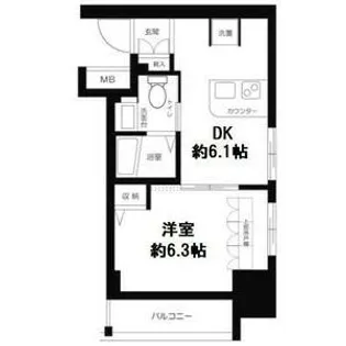 エステムプラザ飯田橋タワーレジデンス【11階】の間取り