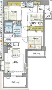 ユニオンパレス御徒町【10階】の間取り