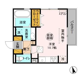 プランタン【1階】の間取り