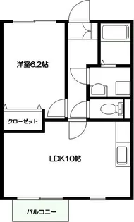 寺ノ上ハイツ【1階】の間取り