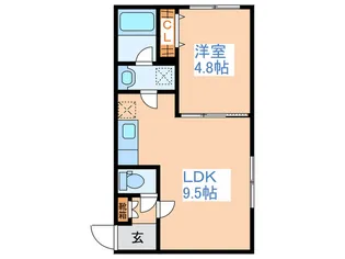 Factor2・8OGIHARA【2階】の間取り