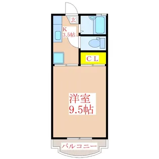 MIIスターマンション【1階】の間取り