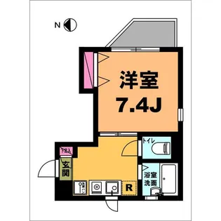 月村マンションNo.23【4階】の間取り