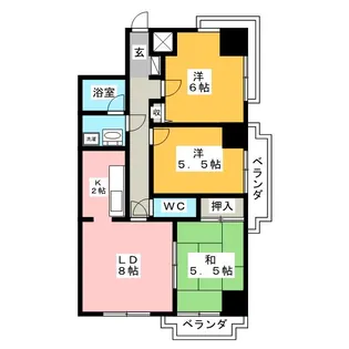 アヴ・ニール【3階】の間取り