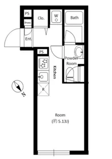 Ludens沼袋MAXIV【3階】の間取り