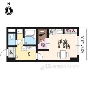 レオパレス三井田【9階】の間取り