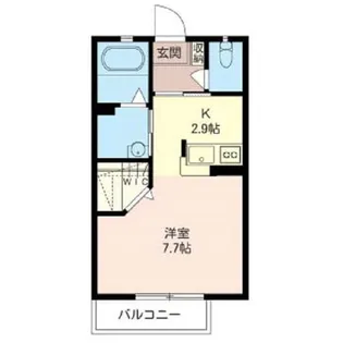 ワカマツハイツ【1階】の間取り