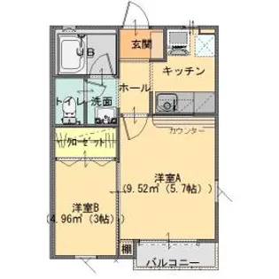コンフォーティア【2階】の間取り
