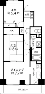 Jパレス桜台【4階】の間取り