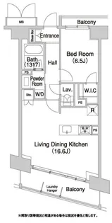 コンフォリア芝浦バウハウス【8階】の間取り
