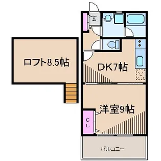 せせらぎタカエ【2階】の間取り