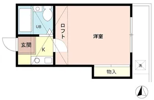 ライブコア南浦和A【2階】の間取り