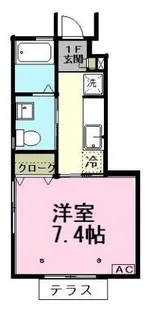 エスポワール立野 B棟【1階】の間取り