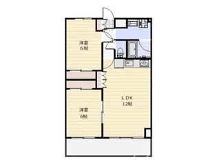 ベルフルールII【1階】の間取り