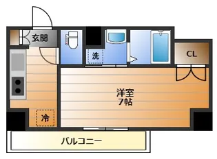 LUANA・AIR・RESIDENCE錦町【4階】の間取り