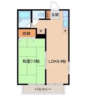 チェルシー【2階】の間取り