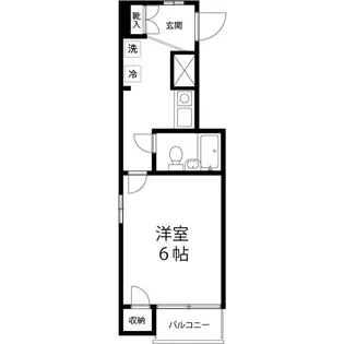アルジャンテ シャルム【2階】の間取り