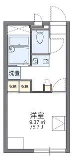 レオパレスレアル【1階】の間取り