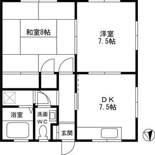 ハイツハピー【1階】の間取り