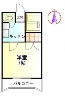 エスポアール中井【1階】の間取り