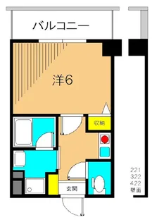 アミーゴ仲六郷【2階】の間取り
