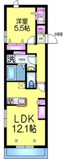 ブリーズ・ドゥ・メール船橋【3階】の間取り