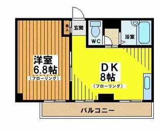 三澤ビル【4階】の間取り