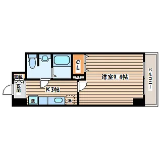 ノーブルプレイス北四番丁【8階】の間取り