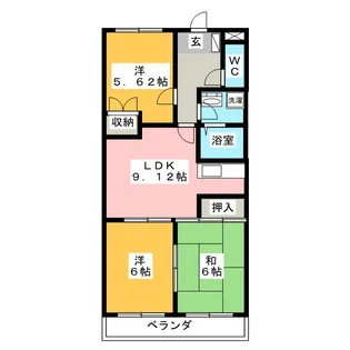 DWELL MANZO【4階】の間取り