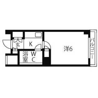 アーバンハイツNOA弐番館【4階】の間取り